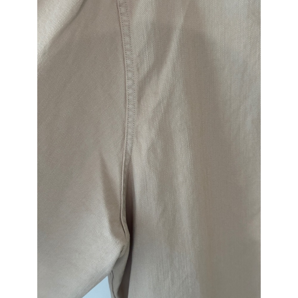 Frank & Eileen Luke Tan Cotton Button Down Shirt Mens XXL Made w/ Italy Fabric - Picture 8 of 11